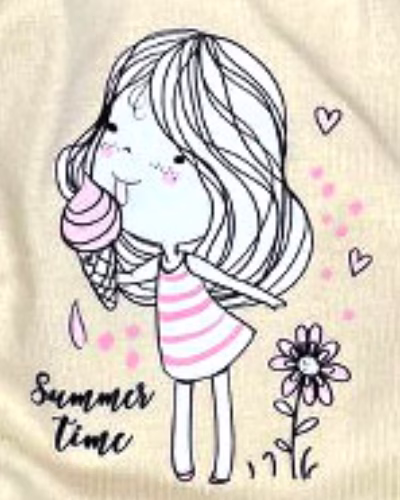 کرم طرح دختر بازیگوش